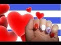 Easy Nail Art - Stripes and Heart | KatiamNail