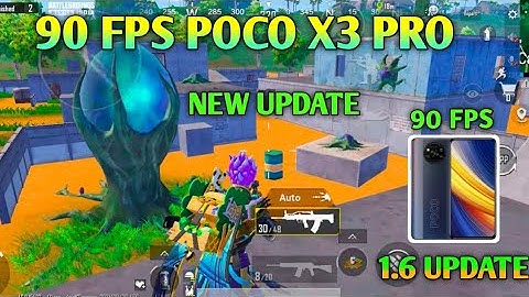 BGMI 1.6 UPDATE 90 FPS POCO X3 PRO MIUI 12.5.4