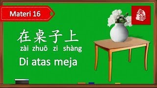 Materi 16: Ceritakan Posisi Benda - Belajar Bahasa Mandarin Conversation Dasar 1