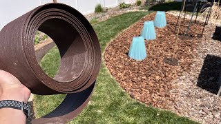 How to install landscape edging