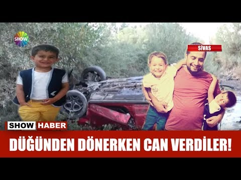 Düğünden dönerken can verdiler!