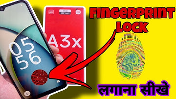 Redmi a3x fingerprint lock kaise lagaye  || Redmi a3x fingerprint lock