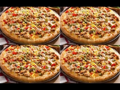 صورة  طريقة عمل البيتزا طريقة عمل بيتزا بالفراخ  بيتزا بالدجاج food cooking recipes pizza cooking school  Mai Ismael Channel طريقة عمل البيتزا من يوتيوب