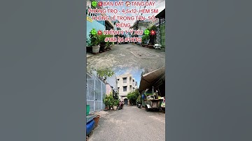 🍀💥BÁN ĐẤT 🏠TẶNG DÃY PHÒNG TRỌ - 4,5x12👉alo/zlo: 090"143"0016 xem nhà- TL chính Chủ#188 56 #TKTQ