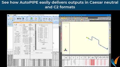 AutoPIPE | CAESAR II interoperability saves time and eliminates errors