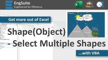 Select Multiple Shapes Simultaneously - Excel VBA