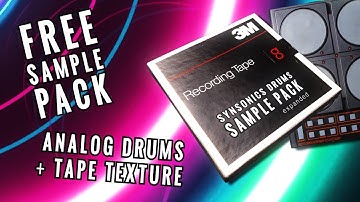 Free Expanded Sample Pack - Synsonics Drums Analog Drum Machine On Reel To Reel