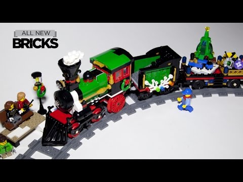 Enumerate rendering annoncere Lego Creator 10254 Winter Holiday Train with Power Functions Speed Build -  YouTube