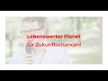 Lebenswerter planet fr zukunftschancen