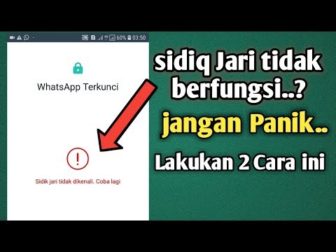 Cara membuka whatsapp yang kunci sidik jari rusak