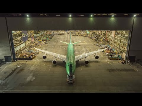 Last ever Boeing 747 delivery ceremony