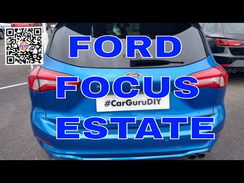 Ford Focus Estate boot dimensions in centimeters, 2018-present #cargurudiy