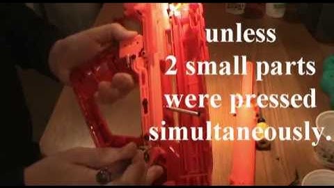 Repairing Nerf N-Strike Centurion Mega Blaster Trigger Jam