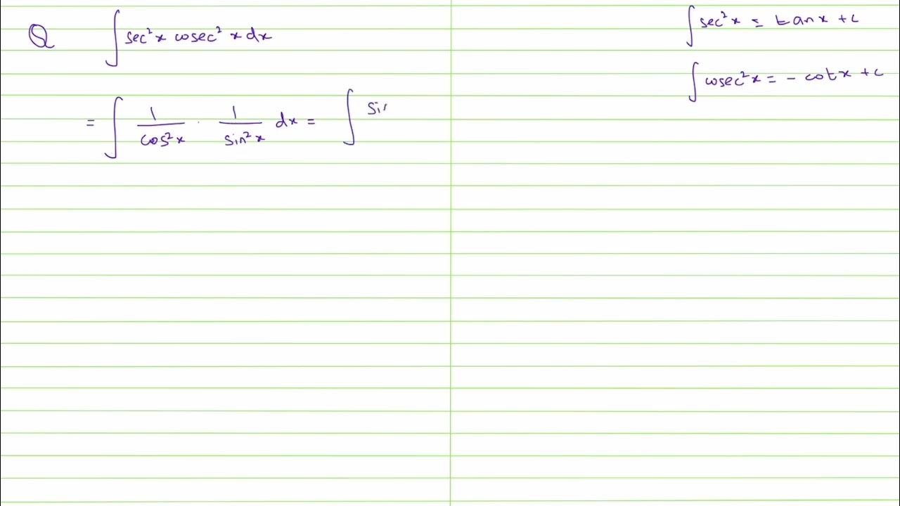 Integral Of Sec 2 X Cosec 2 X YouTube integral-of-sec-2-x-cosec-2-x-youtube