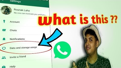Whats is Data and Storage Usage in Whatsapp # Trending Tech Zone