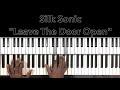 Silk Sonic "Leave The Door Open" Piano Tutorial