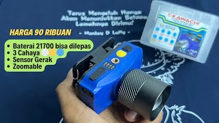 Flashlight Under 100 thousand, 21700 battery can be removed, 3 lights Kawachi LY 305Z #BrightAndL...