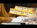 Writealong poetry workshop exercises