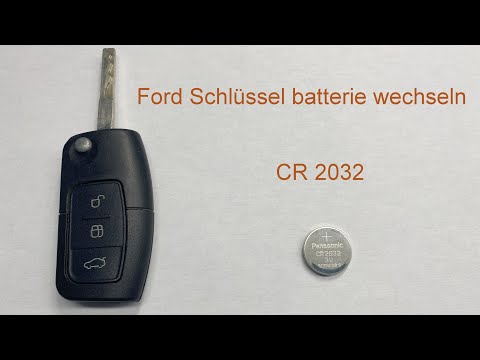 Ford Schlüssel Batterie tauschen Keyless Go 