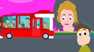 Räder auf dem Bus | Kinderzimmerreim | Kids Song | Nursery Rhyme For Kids | Wheels On The Bus