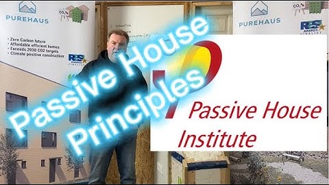 Passivhaus principles - Passive House