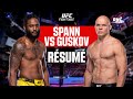 Rsum ufc  une finition quasiinespre scelle le combat spannguskov