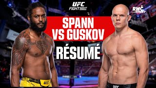 Résumé Ufc Une Finition Quasi-Inespérée Scelle Le Combat Spann-Guskov