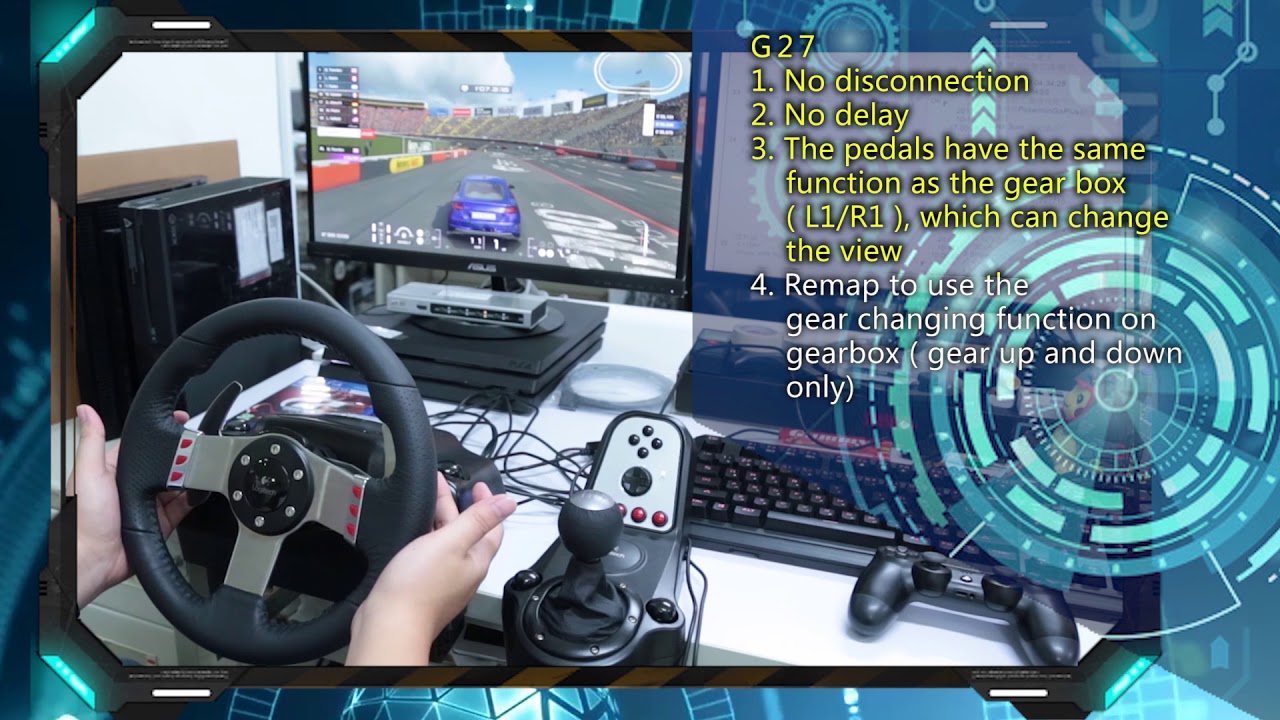 truque pro G27 funcionar no Ps4 [tutorial pag. 7 e 16], Page 7