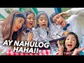 Siblings DIZZY Waiter Challenge! (Ay NAHULOG Haha!) | Ranz and Niana