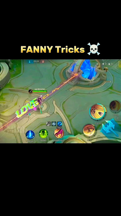 Fanny Cable Tricks Tutorial Mobile legends #ml2b #fanny #mlfanny #fannyml #tutorial #shorts #mlbb