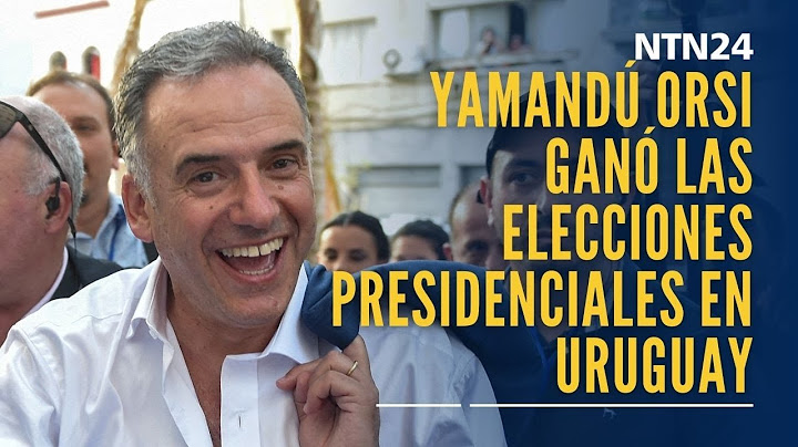 La izquierda regresa al poder: Yamandú Orsi ganó las elecciones presidenciales en Uruguay
