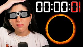 🌑 LIVE WATCHING THE SOLAR ECLIPSE! might go BLIND... 🌑