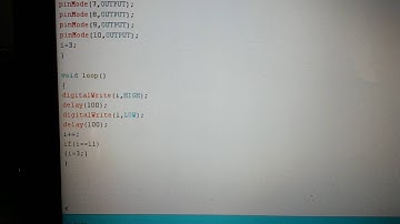 Rota bit leds arduino uno