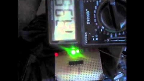 Voltmeter with LED scale LM 3914 circut