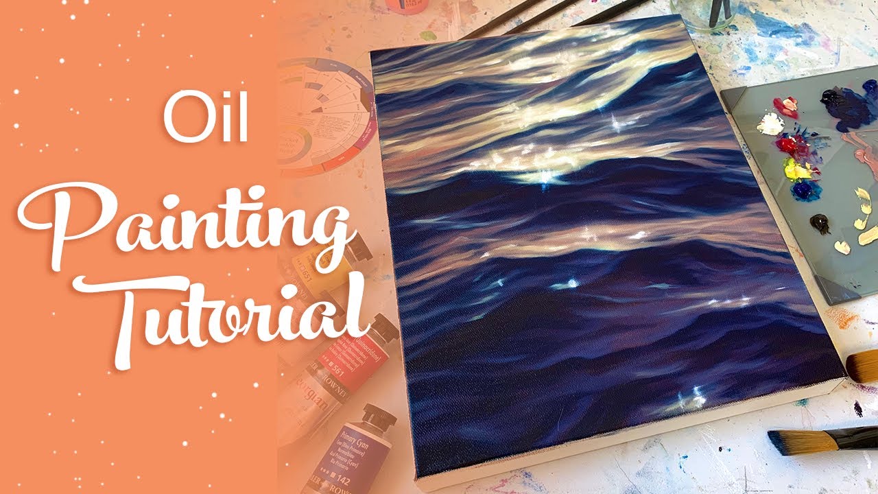 Oil Painting Tutorial Dark Sparkling Water YouTube