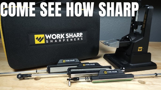 Work Sharp Precision Adjust Elite - Adjustable Knife Sharpening System -  For Hunting, Serrated & Kitchen Knives