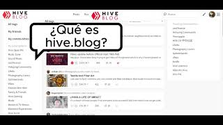 🤯 ¿Qué es Hive Blog? en español By YSJ