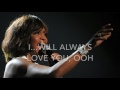I will always love you - Whitney Houston - Karaoke female version lower (-2)