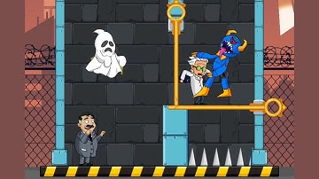 Kill Them ALL Blue Monster : Pull The Pin New Gameplay Puzzle Game