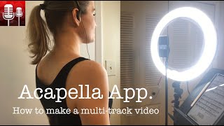 How to Make a Multi-Track Video with the Acapella App. screenshot 4