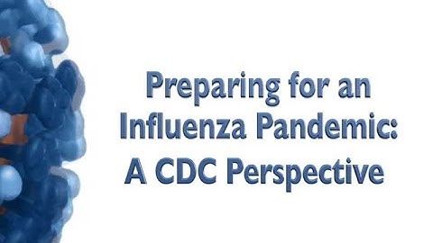 Preparing for an Influenza Pandemic, A CDC Perspective