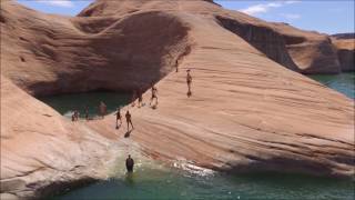 Note: blue hole starts at 0:59. shot with dji phantom 3 standard.
features glass in gunsight bay, sea doo frisbee, donuts, cliff
jumping, and the "great blue...