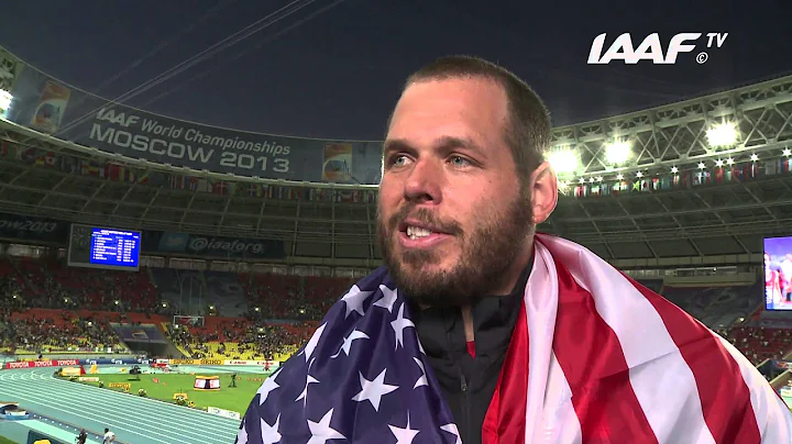 Moscow 2013 - Ryan WHITING USA - Shot Put Men - Fi...