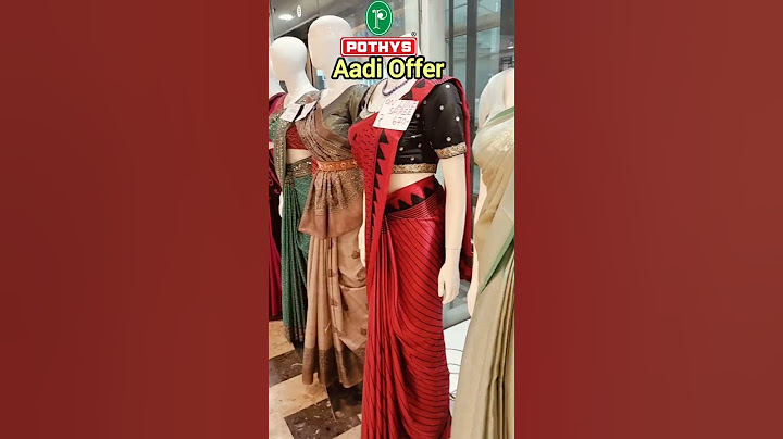 Pothys Madurai/Aadi Offer Doll sarees collection.