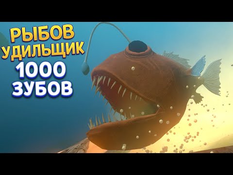 видео: 1000 ЗУБОВ У РЫБОВА УДИЛЬЩИКА ( Feed and Grow: Fish )