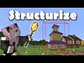 Обзор мода"Structurize"//ПОЛЕЗНЫЙ СТРОИТЕЛЬНЫЙ МОД