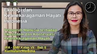 Pengaruh Manusia terhadap Ekosistem dan Konservasi Keanekaragaman Hayati@gururatna