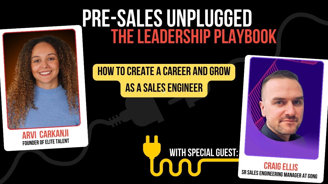 How to create a career and grow as a sales engineer - YouTube