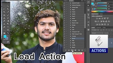 HOW TO LOAD ACTION IN PHOTOSHOP | Photoshop me action kaise load kare | install Action | Arbab sonu