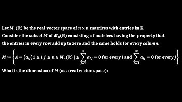 dimension of subspace nbhm phd 2021 linear algebra engineering mathematics